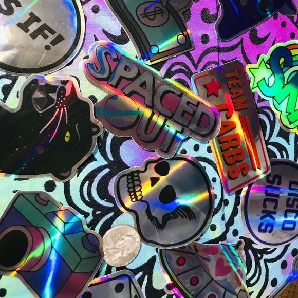 Black Panther Metallic Prismatic Reflective Single Decor Sticker - Picture 13 of 13